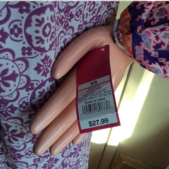 Purple ane Gold Dress - Picture 3 of 3